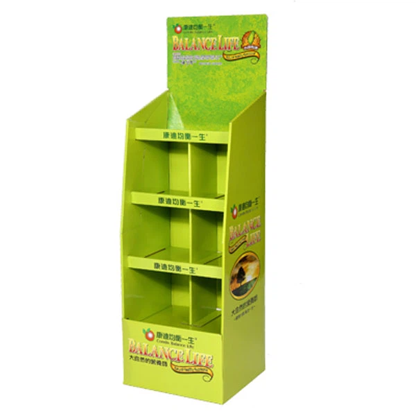 Невидљиви продавач картонског стајалишта са продавачем