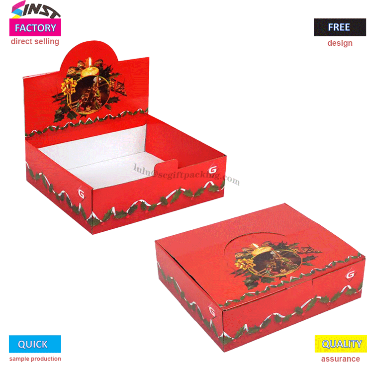 Божићни стони штанд за дисплеј класична шема боја запаљује осећај свечане церемоније на радној површини