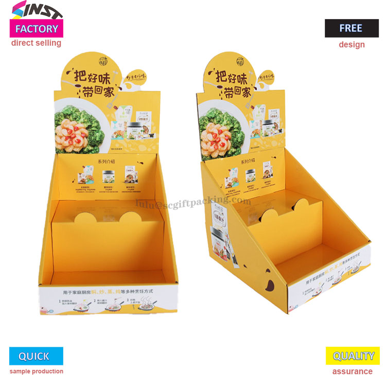 Seasoning desktop display rack 